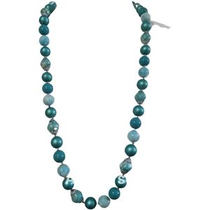 Turquoise Long Beaded Necklace